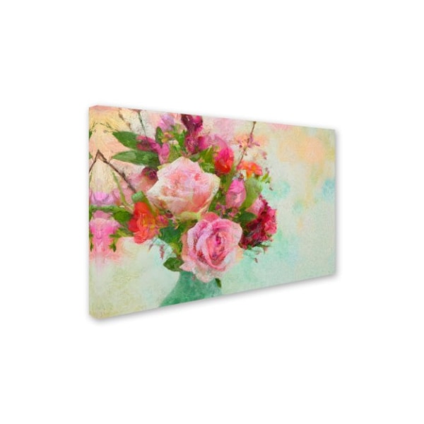 Cora Niele 'Rose Bouquet' Canvas Art,12x19